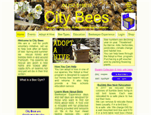 Tablet Screenshot of citybees.org.uk